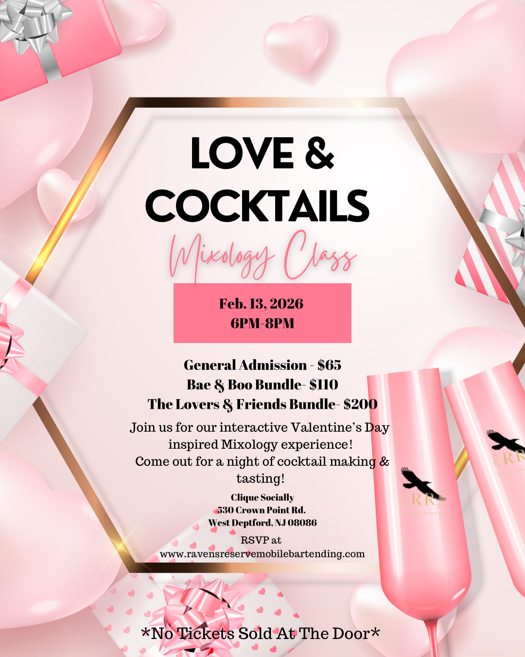 Love And Cocktails: Mixology Class