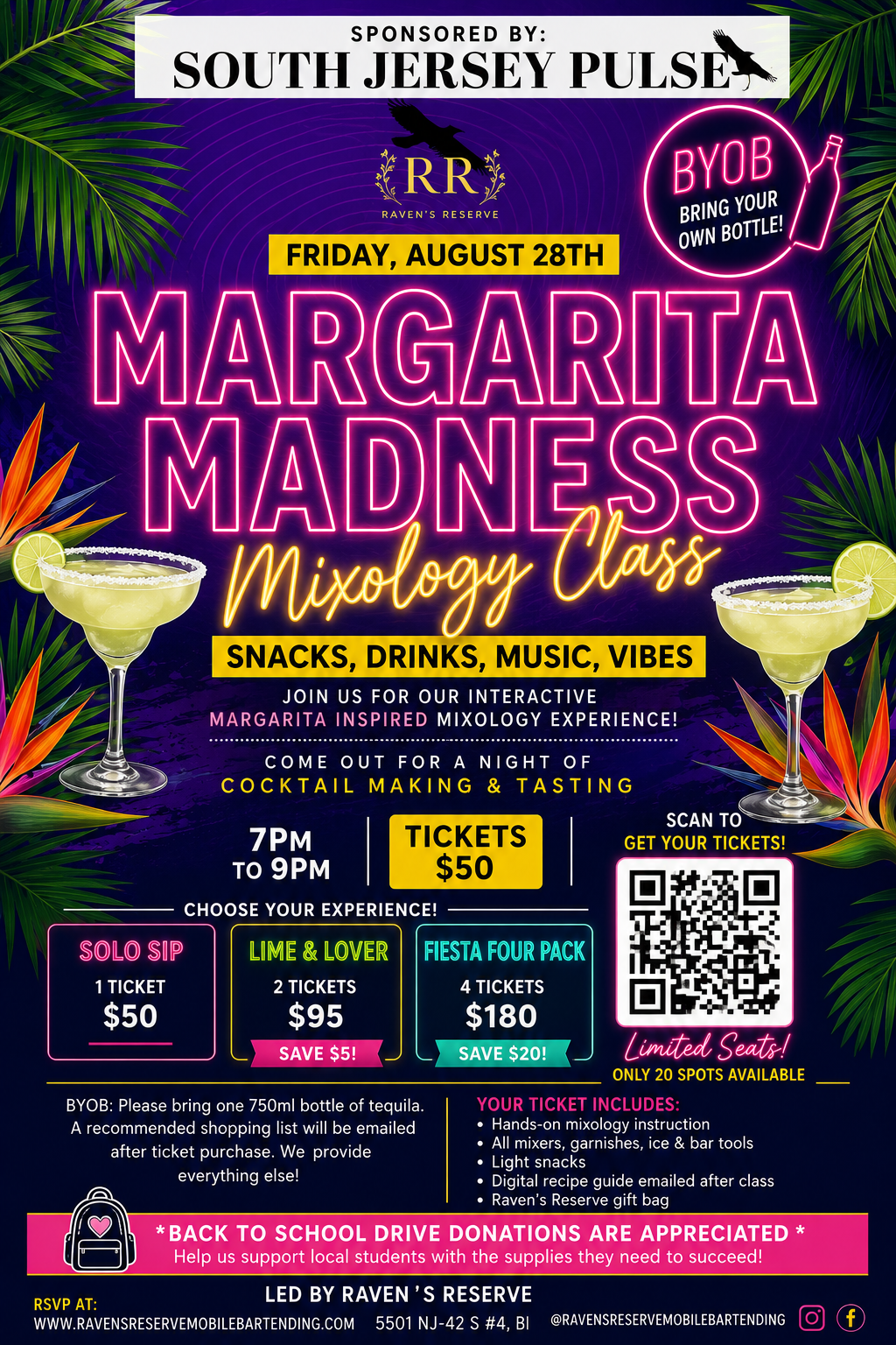 Margarita Madness: Mixology Class